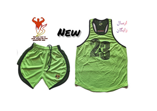تاپ و شلوارک ورزشی مدل jordan23 سبز فلور