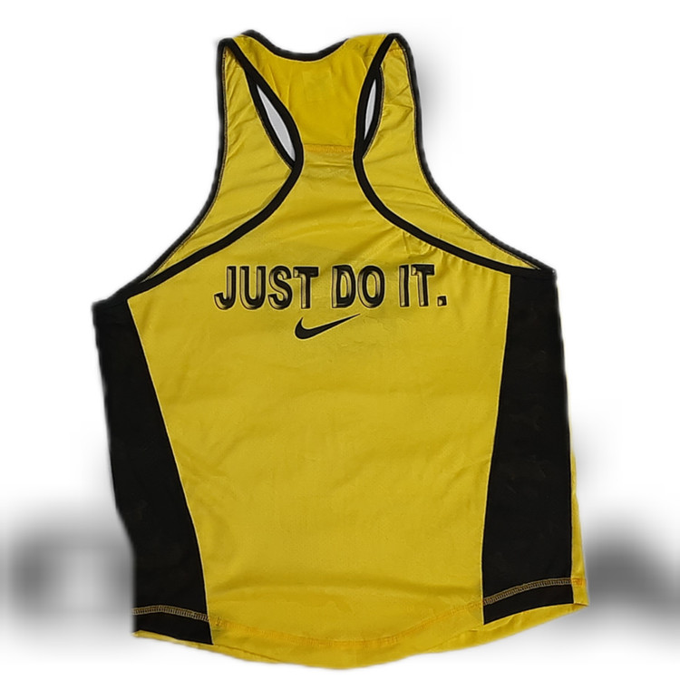 ست رکابی و شلوارک ورزشی مردانه مدل نایک just do it زرد