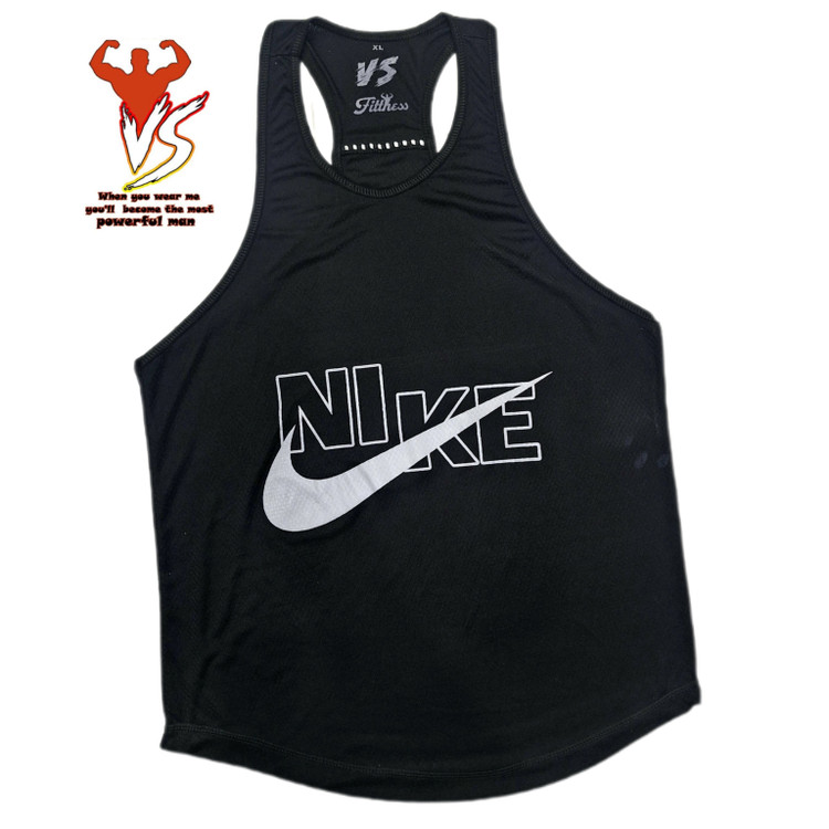 ست رکابی وشلوارک بدنسازی مردانه مدل نایک NIKE مشکی